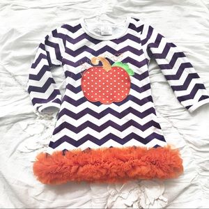 Fall Thanksgiving Pumpkin Dress